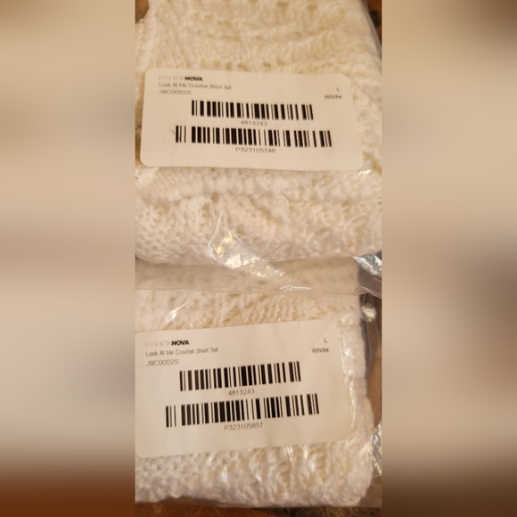 Jolie & Joy Crochet Short Set- White *new* - Picture 9 of 10